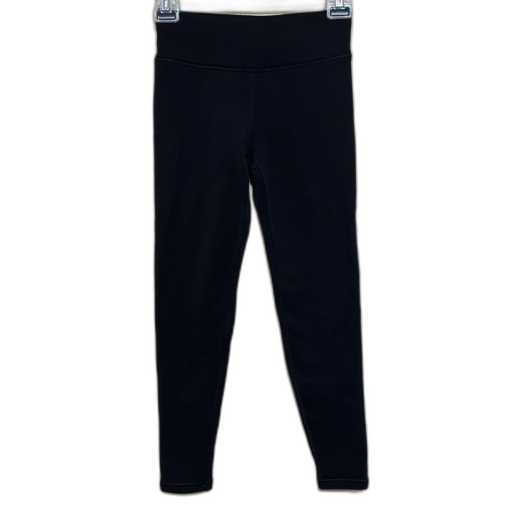 Athleta Girl High Rise Polartec Tight Leggings Size Medium 8-10 Black